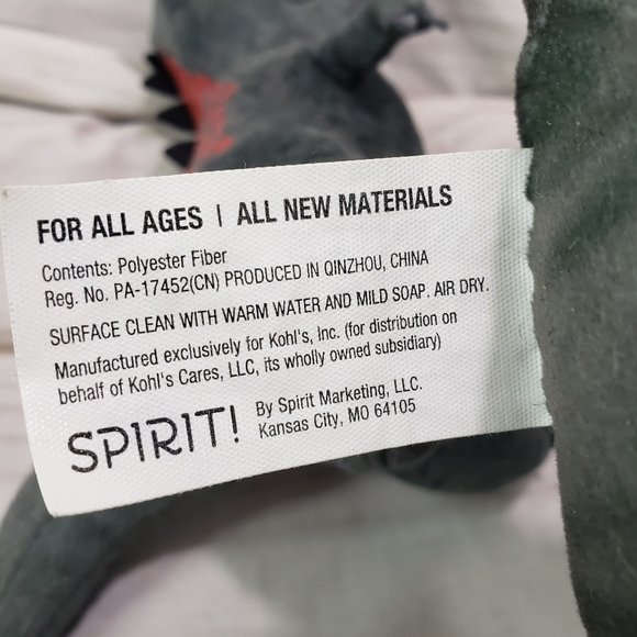 Jurassic World Raptor & Carnotaurus Dinosaur Plush Stuffed Set Of 2 Gray 2022 - Picture 10 of 11